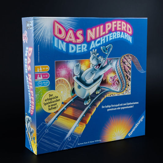 Das Nilpferd in der Achterbahn - Ravensburger Spiel Neuauflage - Vollständig