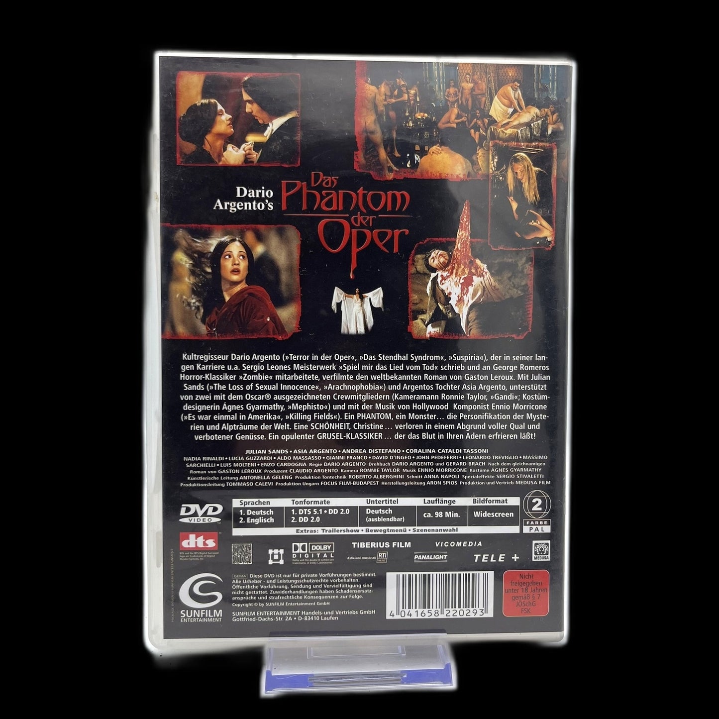 Das Phantom der Oper - Phantom der Oper - Regie Dario Argento - DVD - Gebraucht
