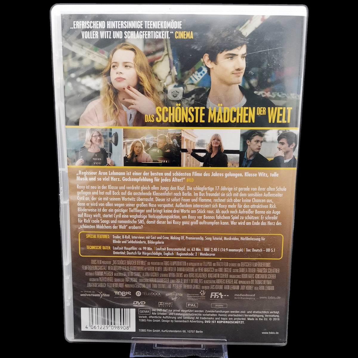 Das schönste Mädchen der Welt - Wendecover - Komödie - DVD - Teen - Sehr gut
