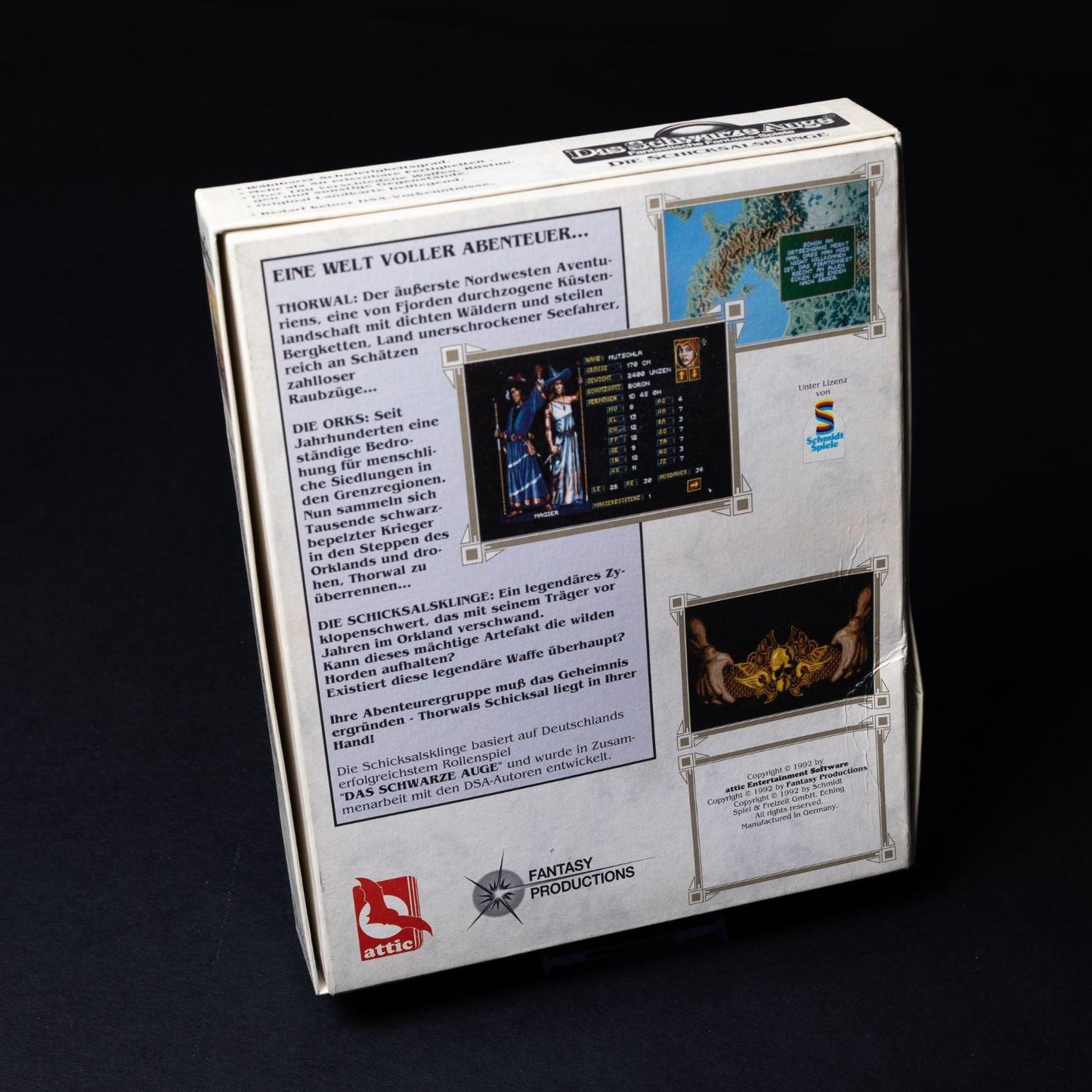 Das Schwarze Auge: Die Schicksalsklinge - PC Spiel 3,5'' - Big Box fast komplett