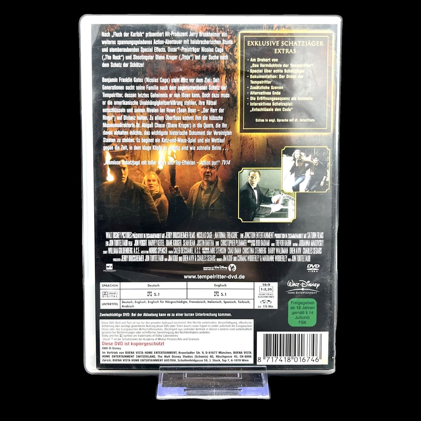 Das Vermächtnis der Tempelritter - National Treasure - DVD - Film - Gebraucht