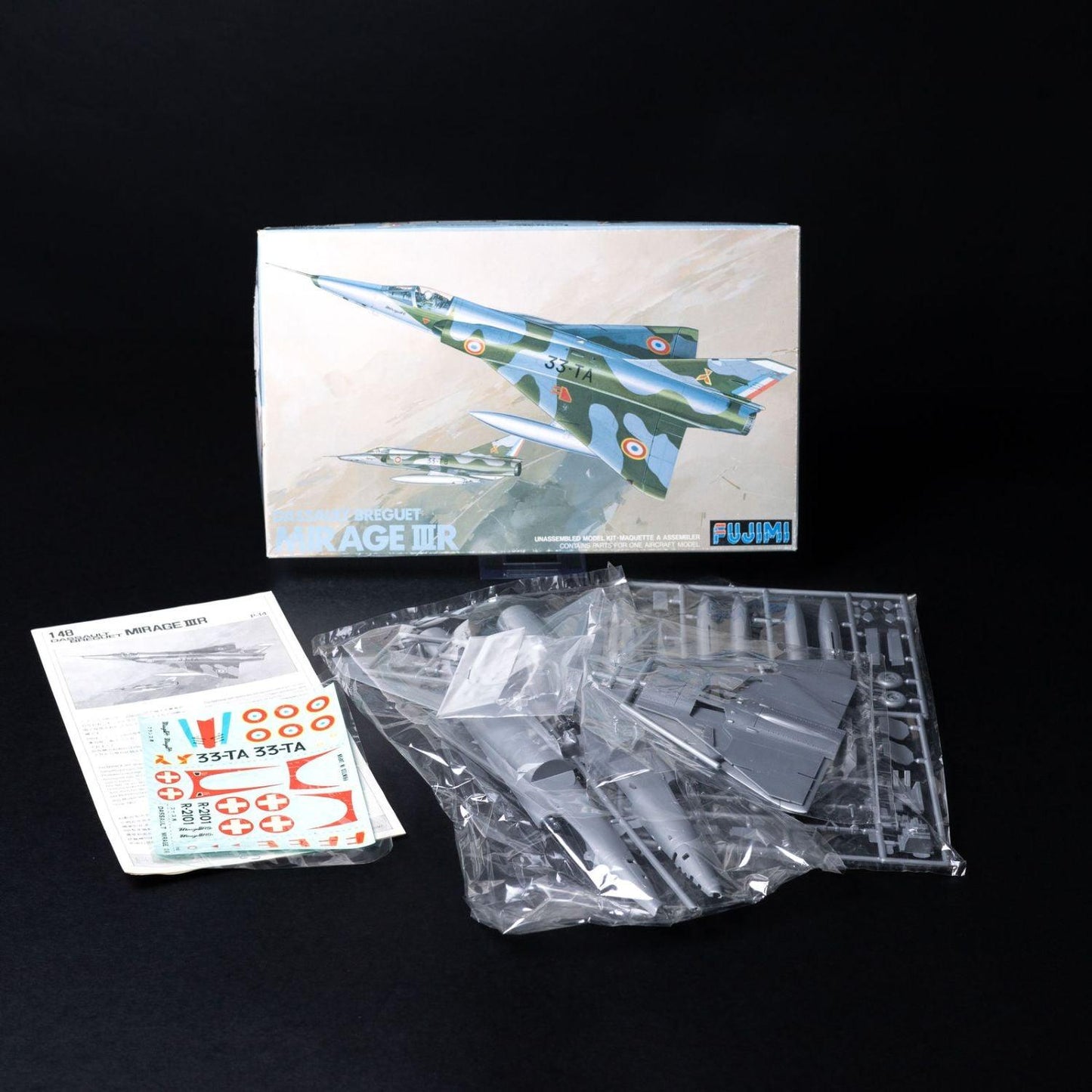 dassault-breguet-mirage-iii-r-bausatz-modell-30014-massstab-148-sealed-bags-4 - Utopia Collectibles