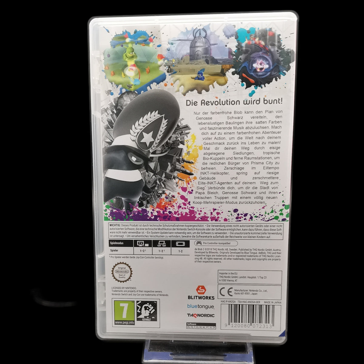 de Blob 2 - Nintendo Switch Spiel - PAL - Deutsch - Zustand Sehr gut