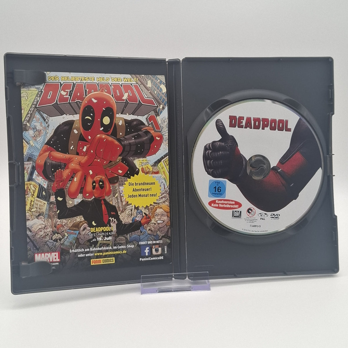 Deadpool - Ryan Reynolds - 2016 - Marvel Film - DVD - Zustand Sehr Gut