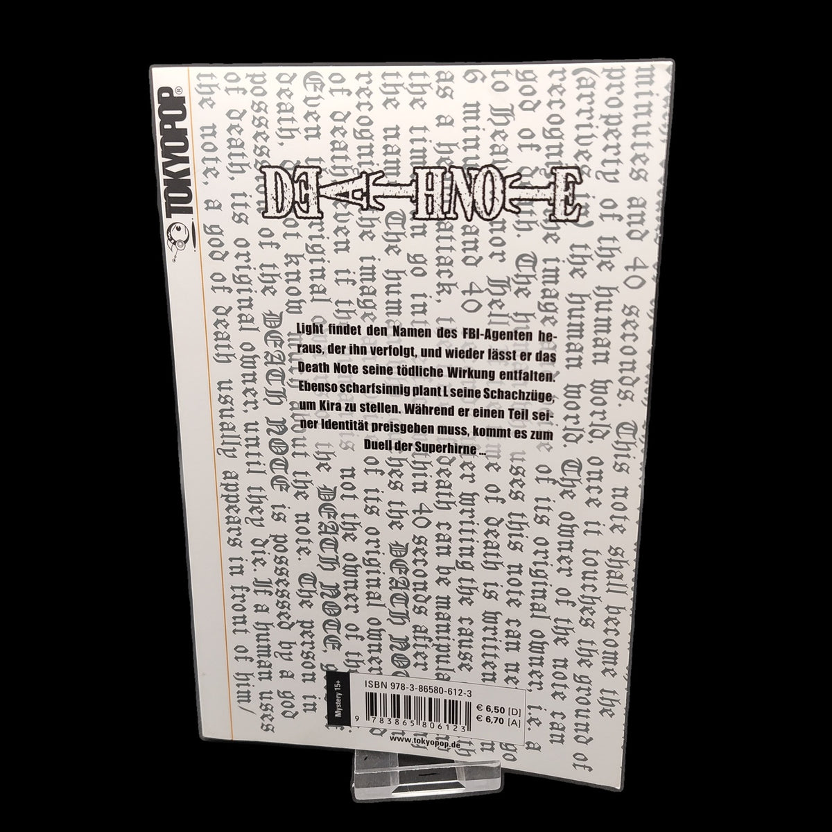 Death Note - Band 2 - Tokyopop - Deutsch - Manga - Mystery - Schwarzweiß