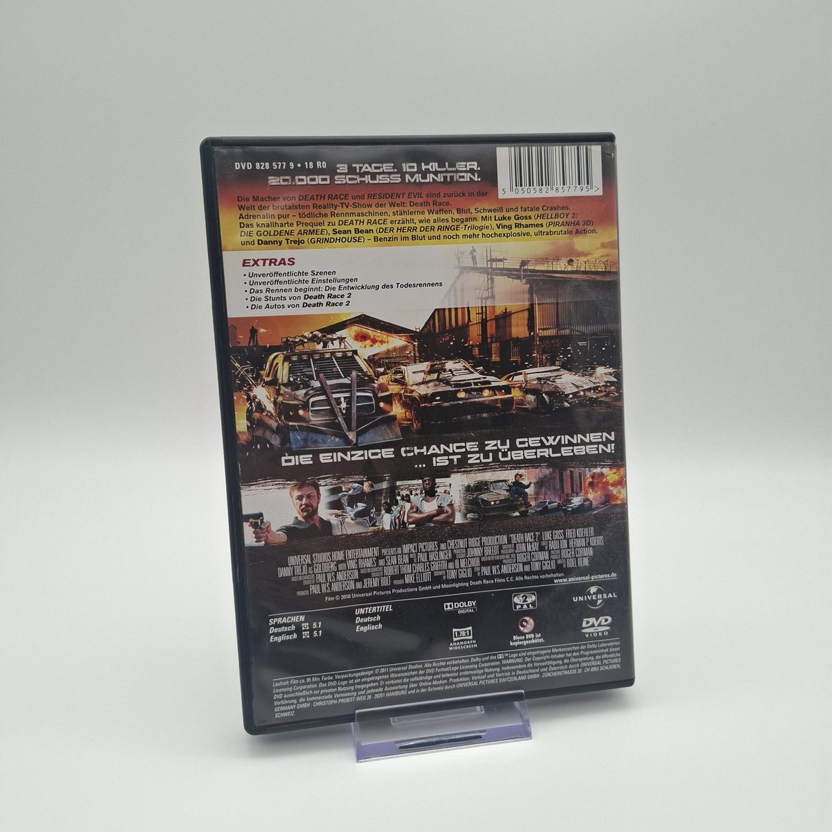 Death Race 2 - Luke Goss, Ving Rhames, Danny Trejo - DVD - Zustand Sehr Gut