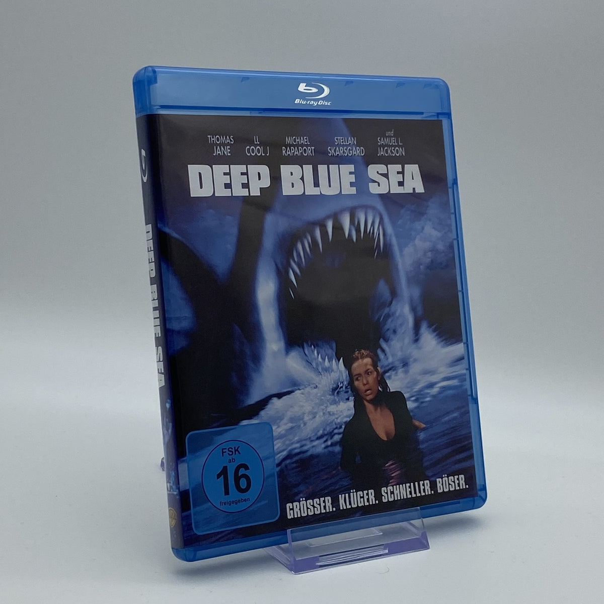 Deep Blue Sea - Blu-Ray - Mit Samuel L. Jackson - Film - Zustand Gut