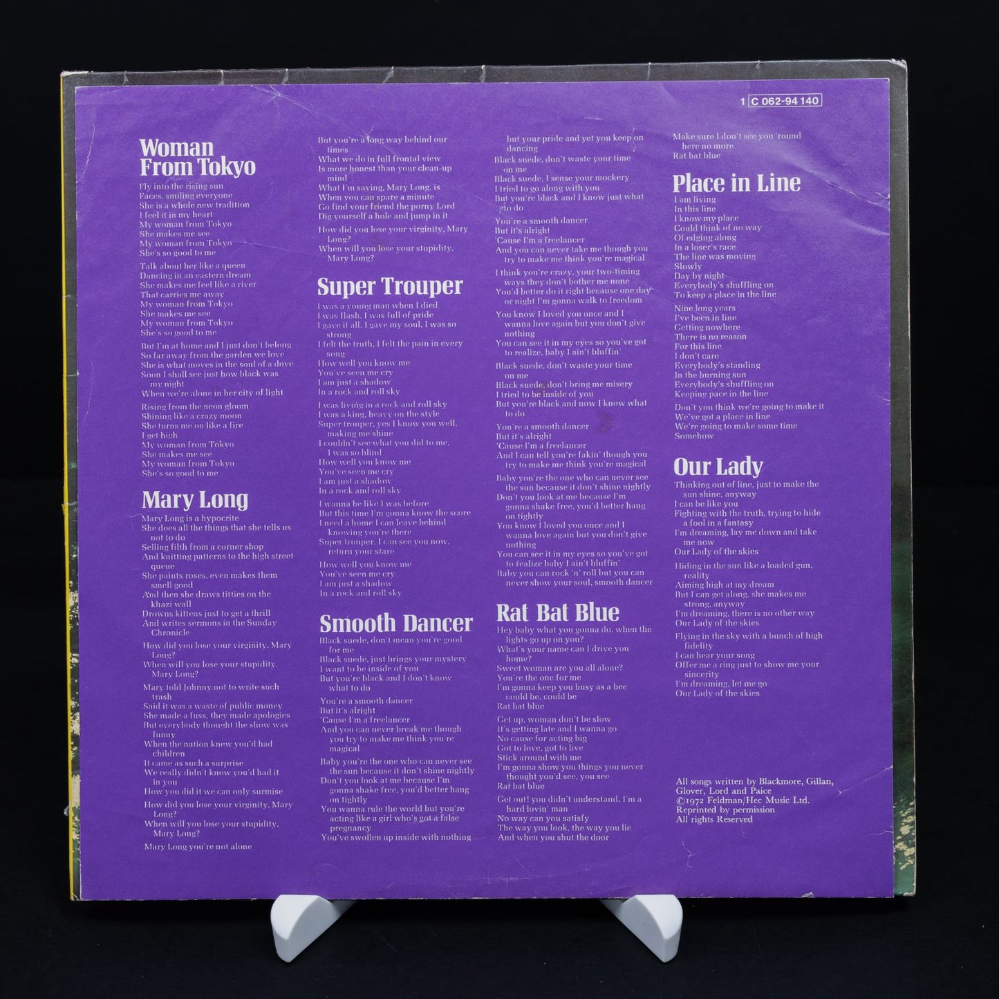 Deep Purple – Who Do We Think We Are - Vinyl LP Schallplatte - VG / VG+