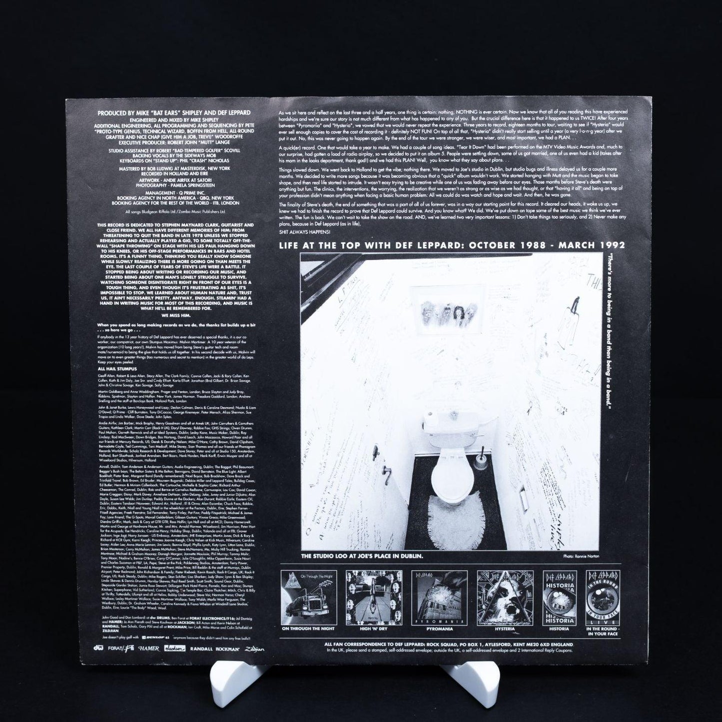def-leppard-adrenalize-vinyl-lp-12-schallplatte-nm-vg-4 - Utopia Collectibles