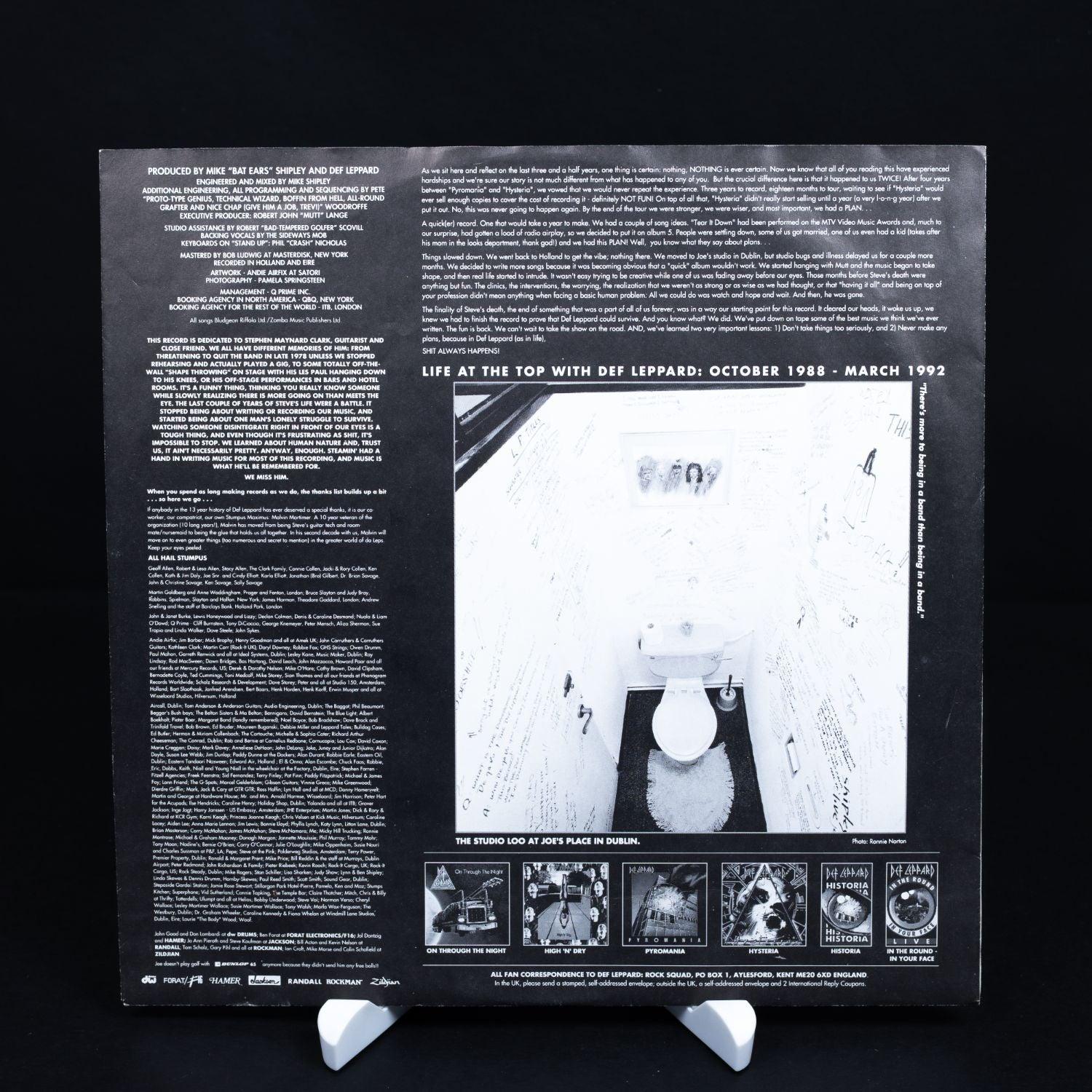 def-leppard-adrenalize-vinyl-lp-12-schallplatte-nm-vg-4 - Utopia Collectibles