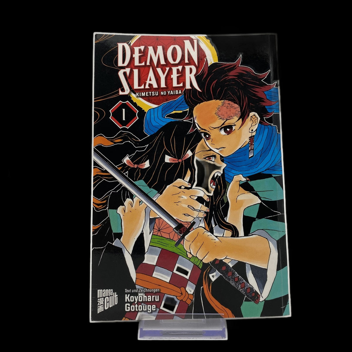 Demon Slayer - Band 1 - Manga Cult - Deutsch - Koyoharu Gotouge - Sehr gut