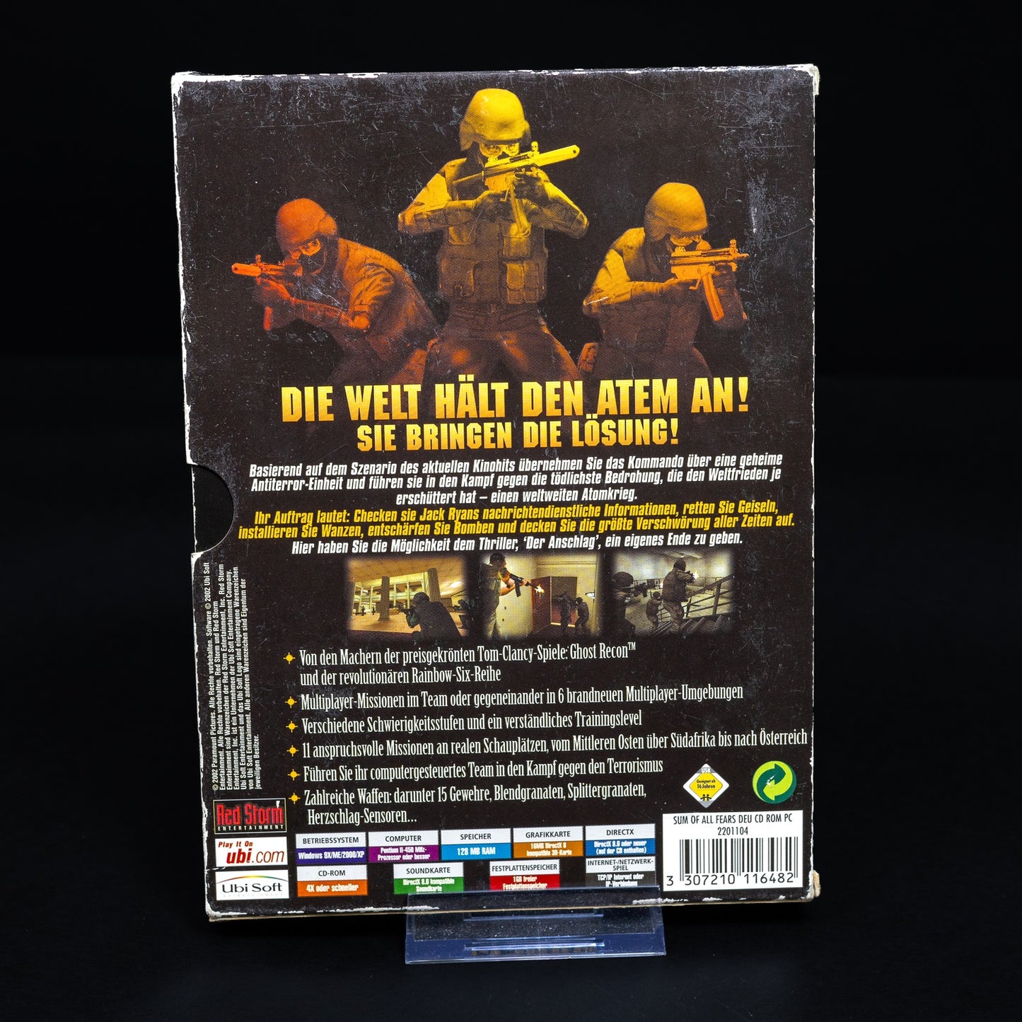 Der Anschlag - PC CD-ROM - Spiel zum Film - CiB - Deutsch - Zustand Gut