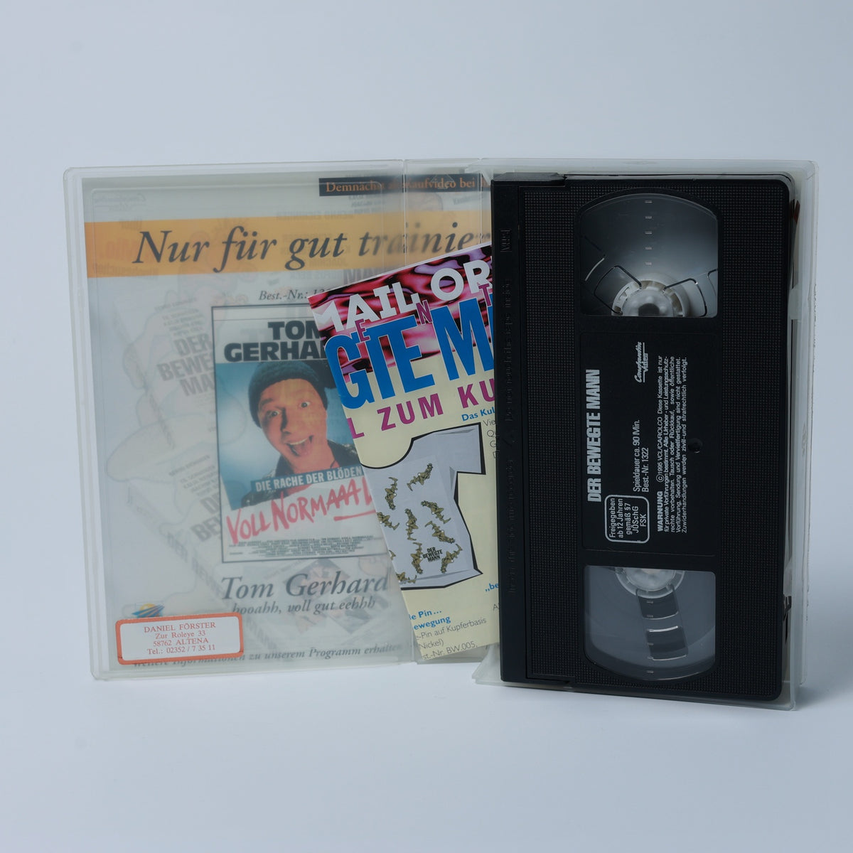 Der Bewegte Mann - Originalhülle mit Einleger - PAL - VHS - Zustand Sehr Gut