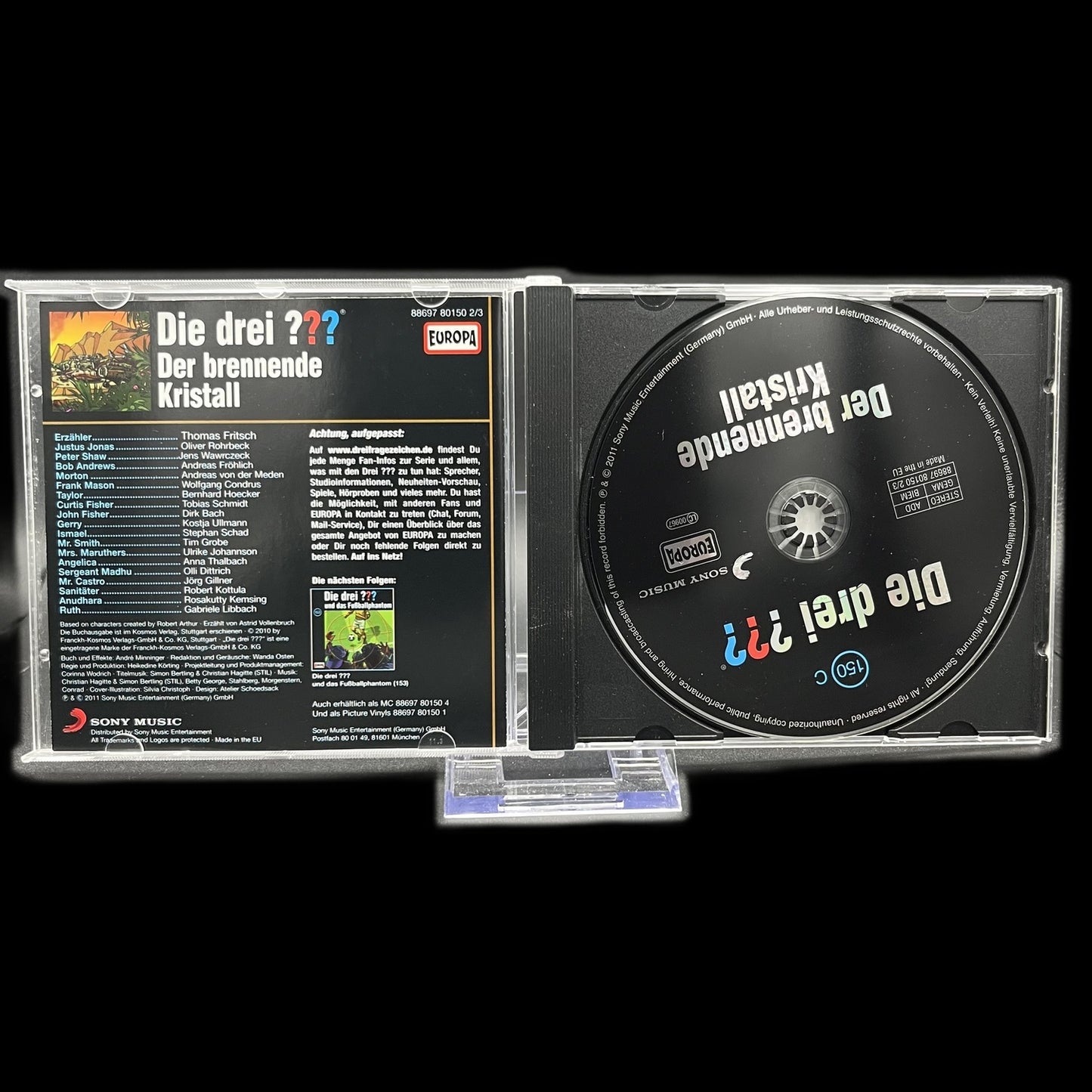 Der brennende Kristall - Robert Arthur - Hörspiel - CD - deutsch - Gebraucht