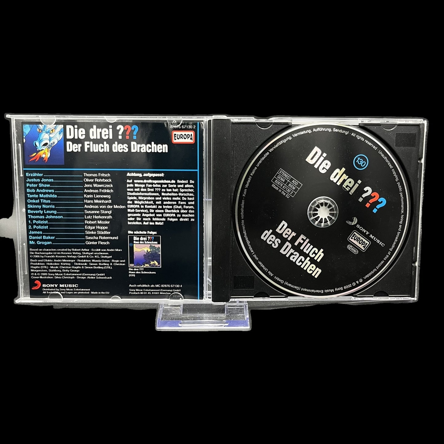 Der Fluch des Drachen - Robert Arthur - Hörspiel - CD - Die drei ??? - Gebraucht