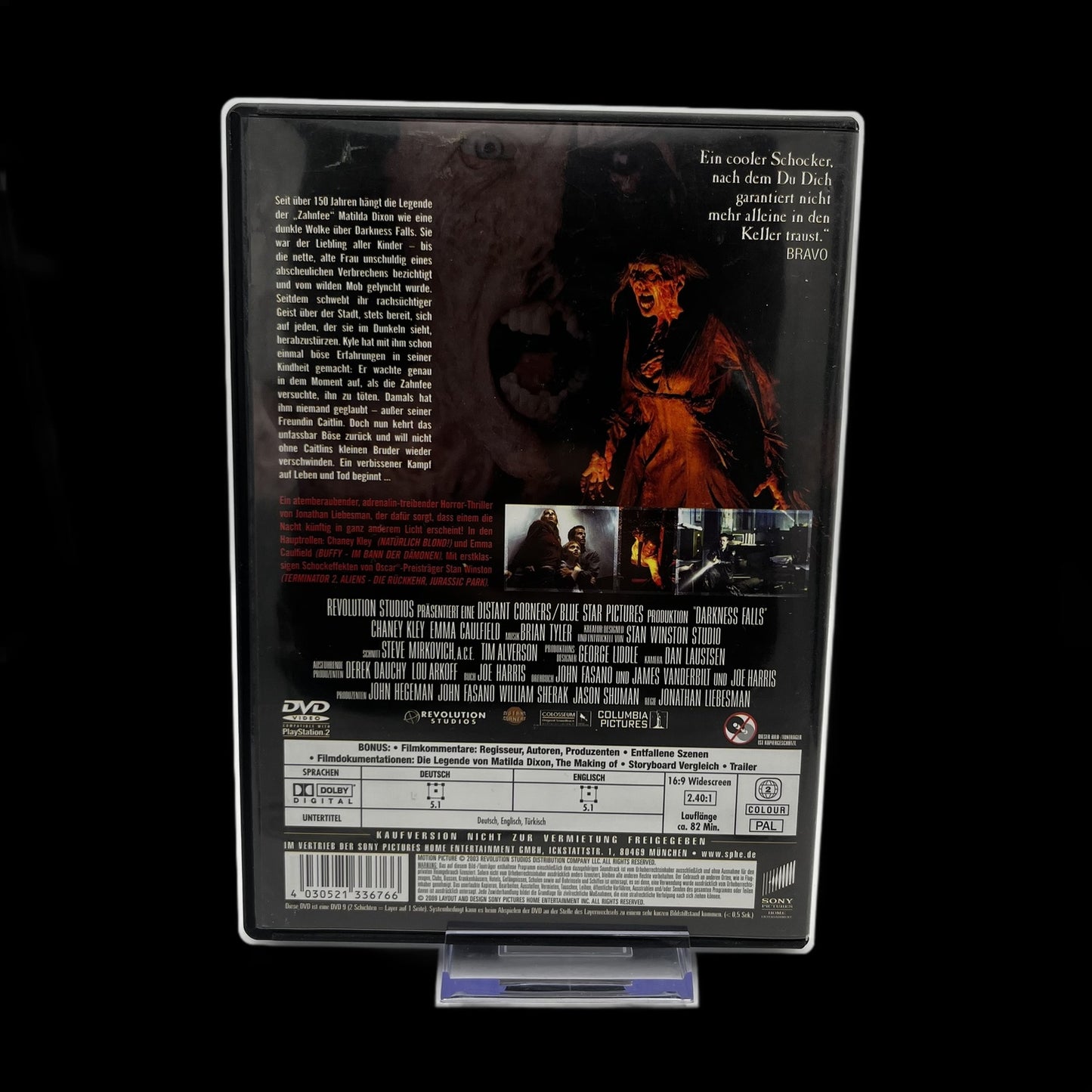 Der Fluch von Darkness Falls - Bonus - Filmkommentare - DVD - Sehr gut