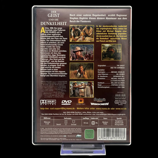 DER GEIST UND DIE DUNKELHEIT - Widescreen - Abenteuer - DVD - Film - Gebraucht