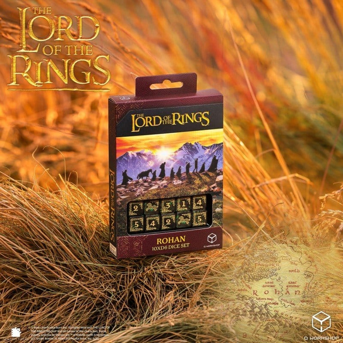 Der Herr der Ringe: 10er D6 Würfelset Rohan - Würfel - Neu & Sealed / OVP