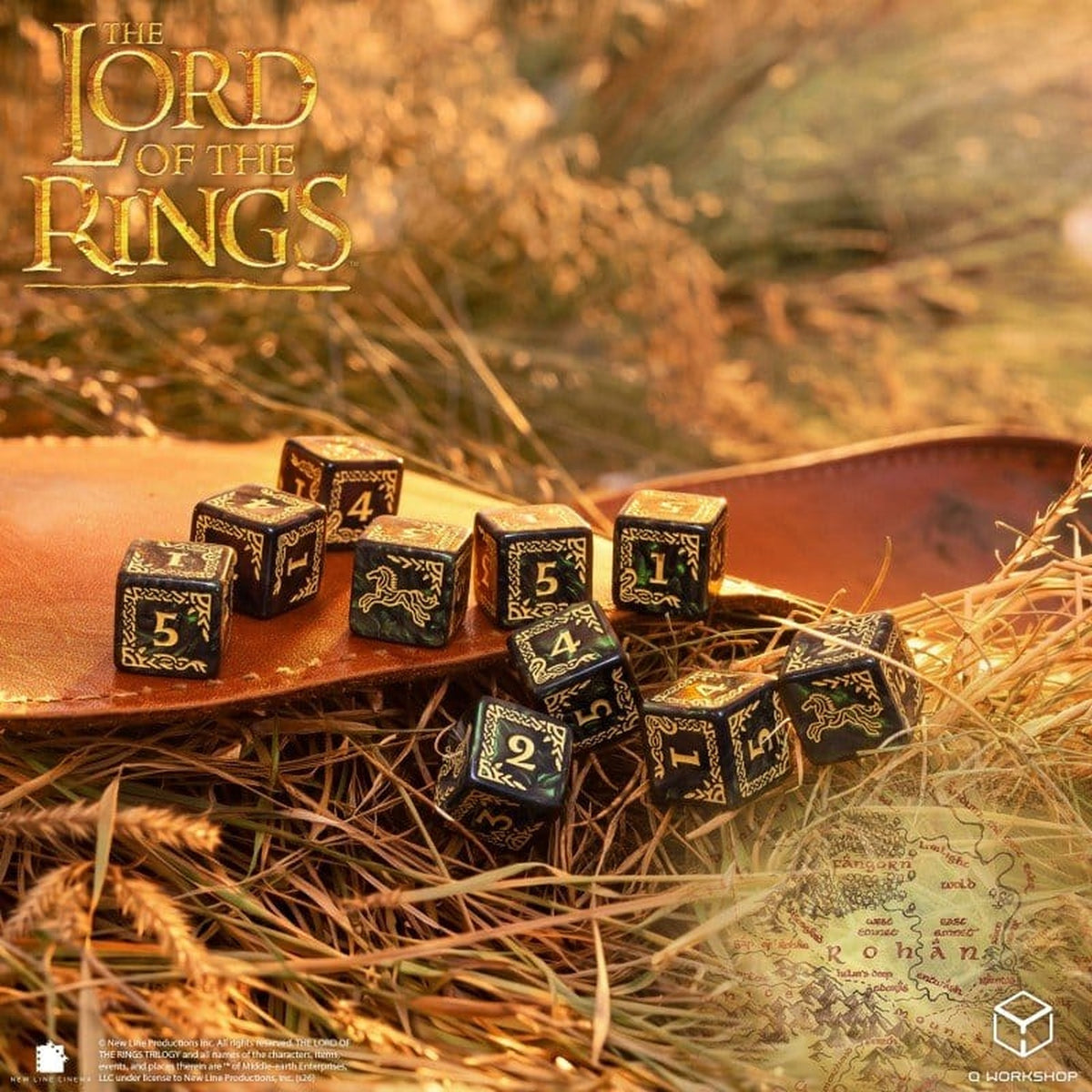 Der Herr der Ringe: 10er D6 Würfelset Rohan - Würfel - Neu & Sealed / OVP