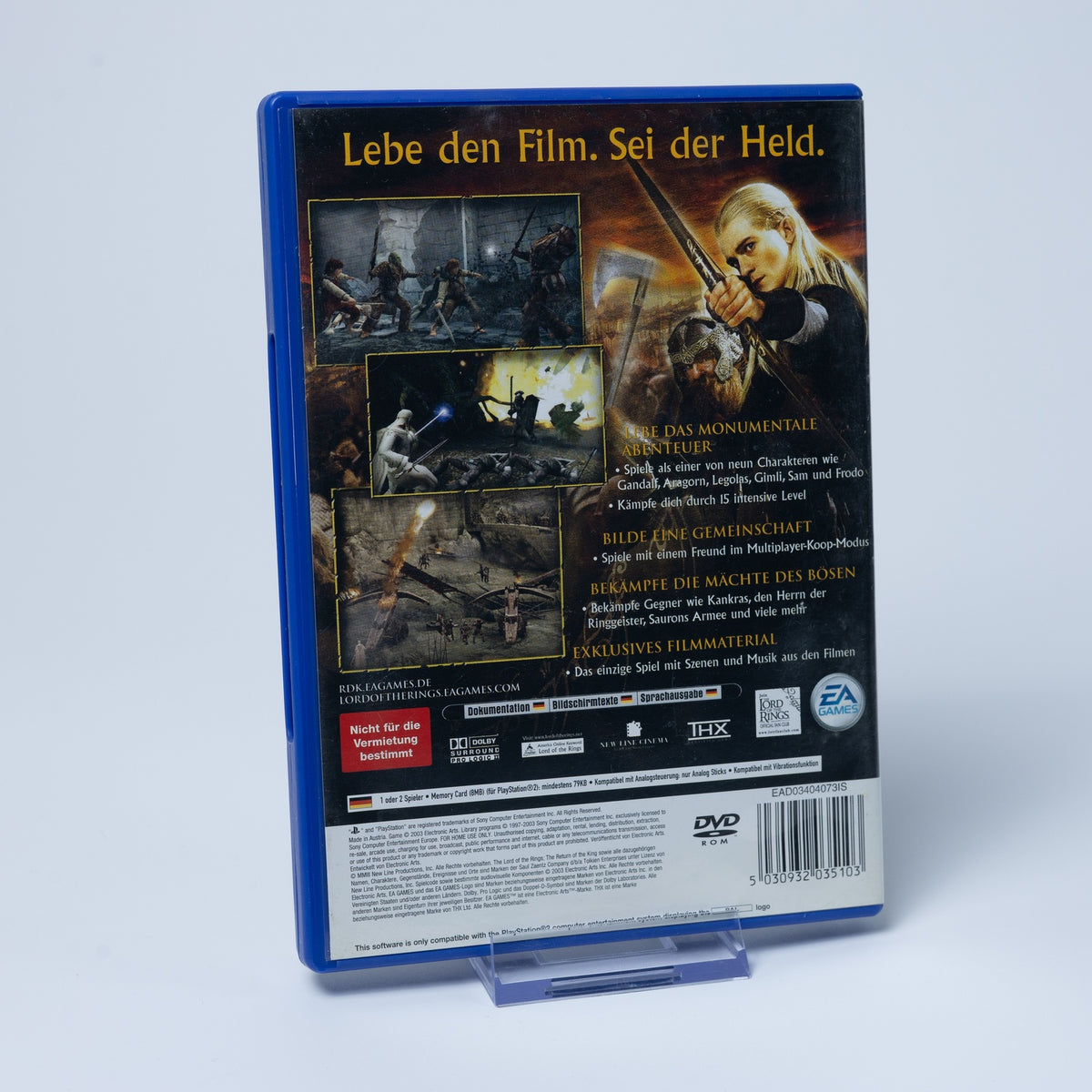 Der Herr der Ringe: Die Rückkehr des Königs - PS2 - PAL - Komplett - Gebraucht