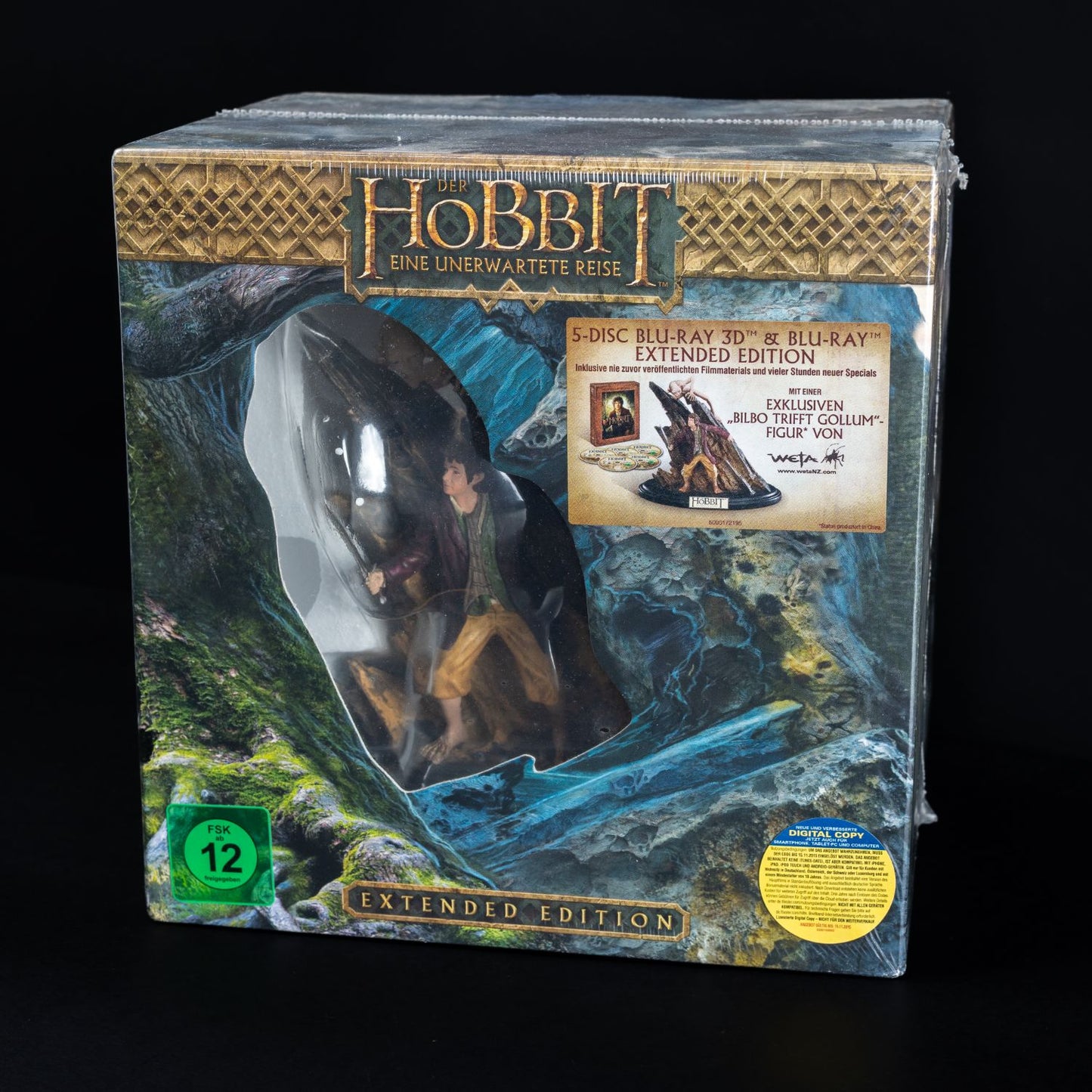 Der Hobbit - Eine unerwartete Reise - Extended Edition Blu-Ray & Statue - SEALED