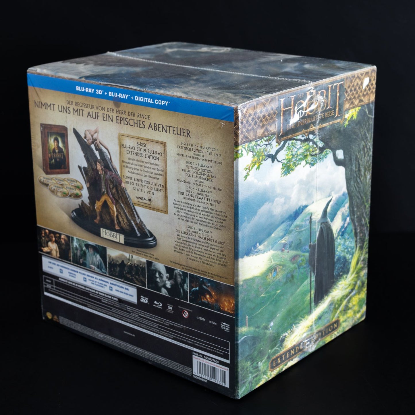 Der Hobbit - Eine unerwartete Reise - Extended Edition Blu-Ray & Statue - SEALED