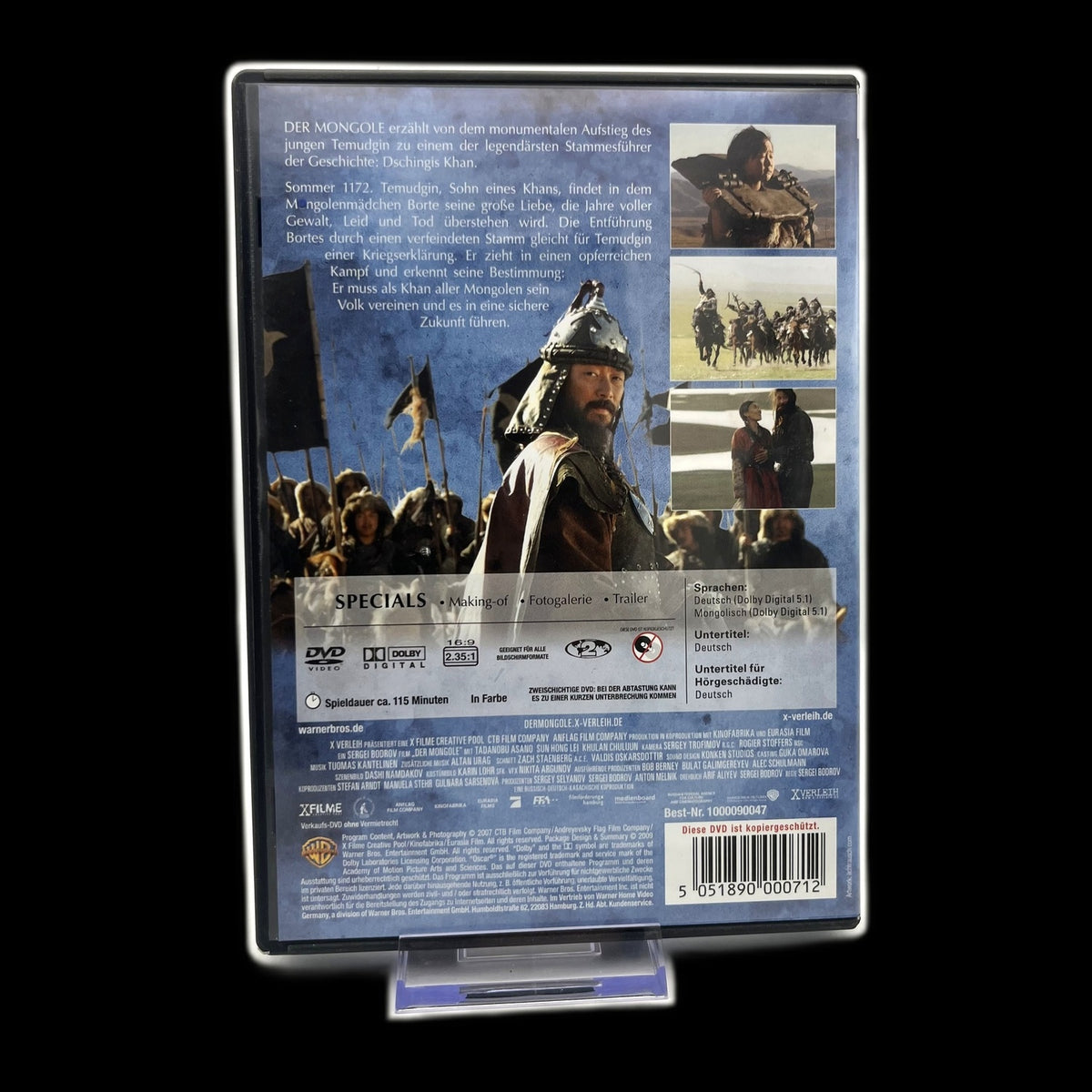 Der Mongole - X-Edition - Oscar-nominiert - RIKA Awards 2008 - DVD - Gebraucht