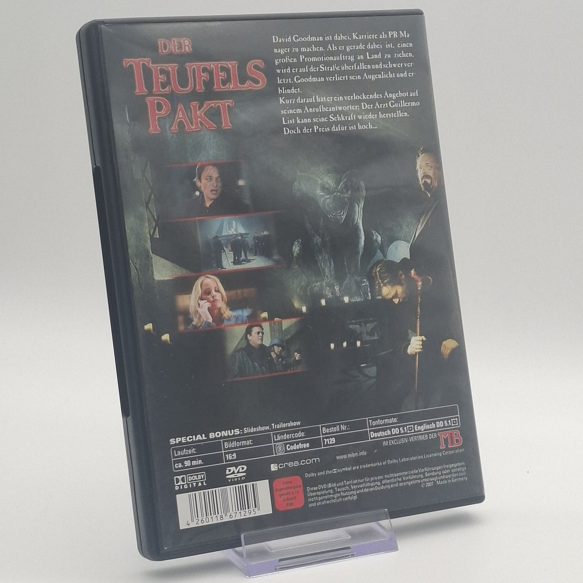Der Teufels Pakt - Edward Furlong - Michael Madsen - DVD - Zustand Sehr Gut