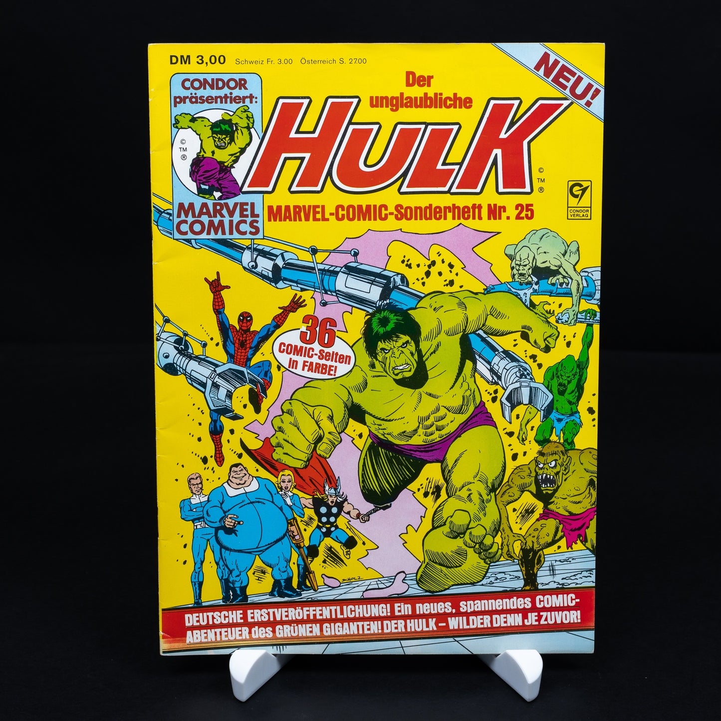 Der unglaubliche Hulk - #25 (1986) - Condor Sonderheft - 36 Seiten - Z0-1