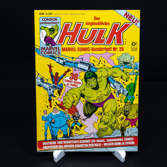 Der unglaubliche Hulk - #25 (1986) - Condor Sonderheft - 36 Seiten - Z0-1
