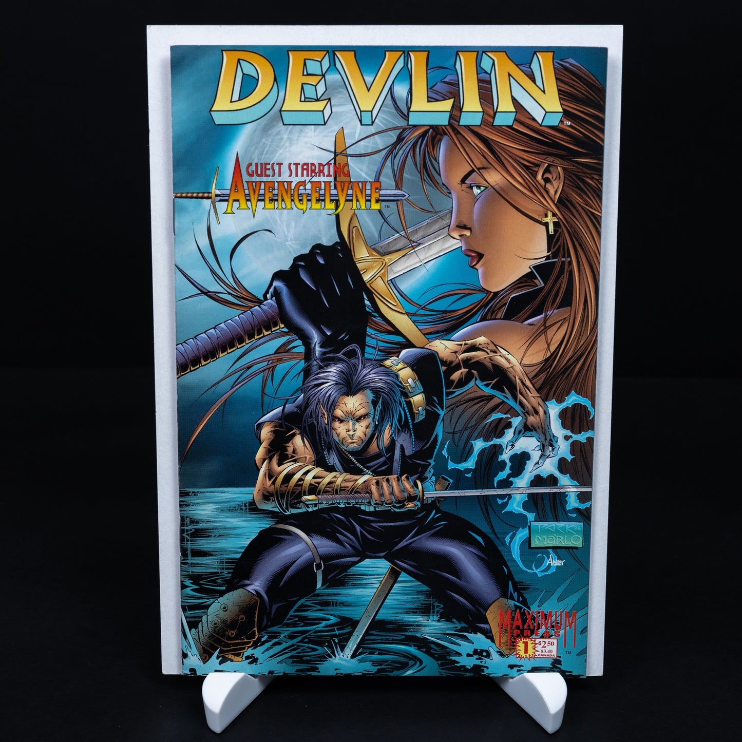 Devlin - #1 - Maximum Press - Andy Park Cover - 1996 - Zustand Z1