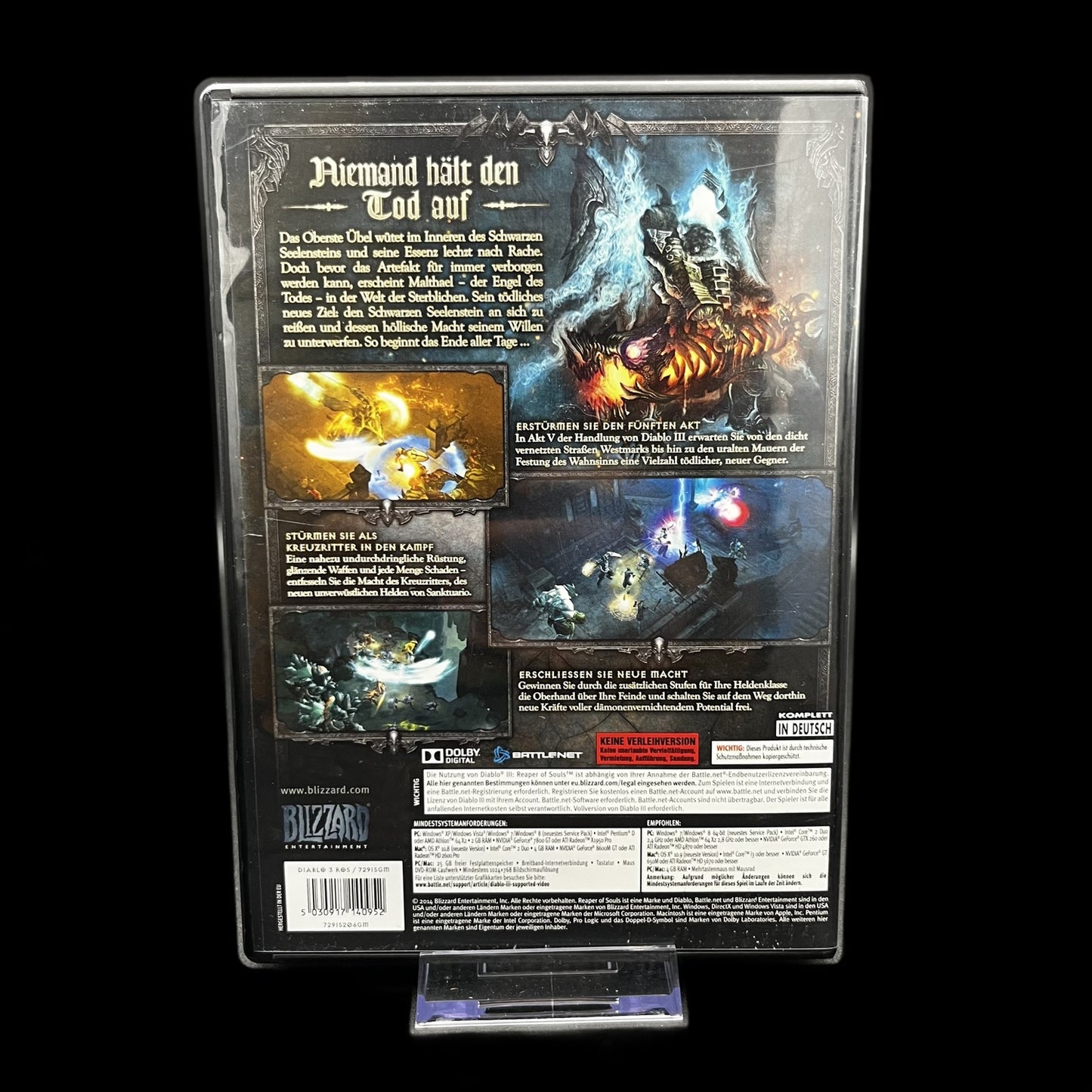 Diablo III-Reaper of Souls - PC - Spiel mit Anleitung - deutsch - Gebraucht