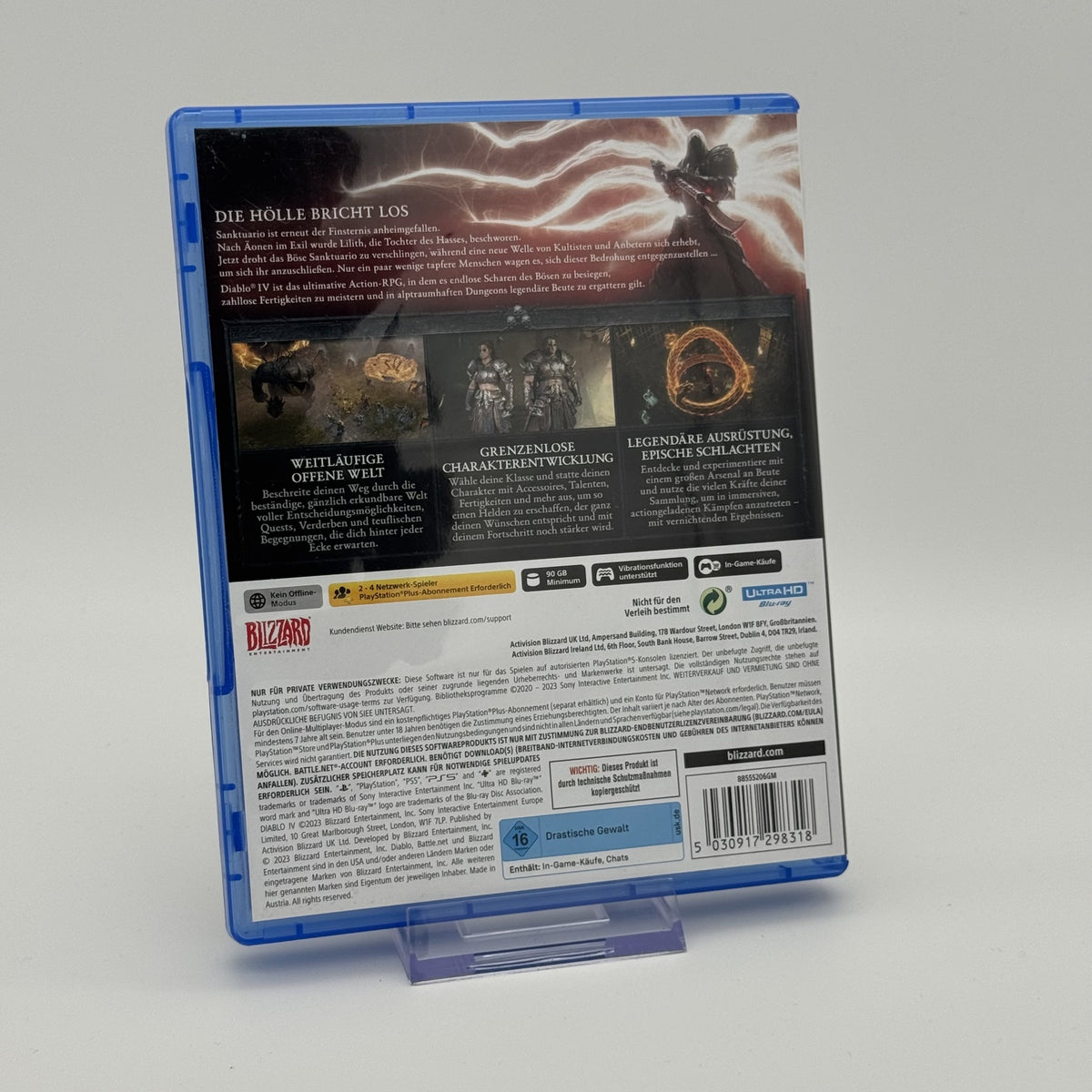 Diablo IV - Playstation 5 PS5 Spiel - CiB - PAL - Deutsch - Zustand Sehr Gut