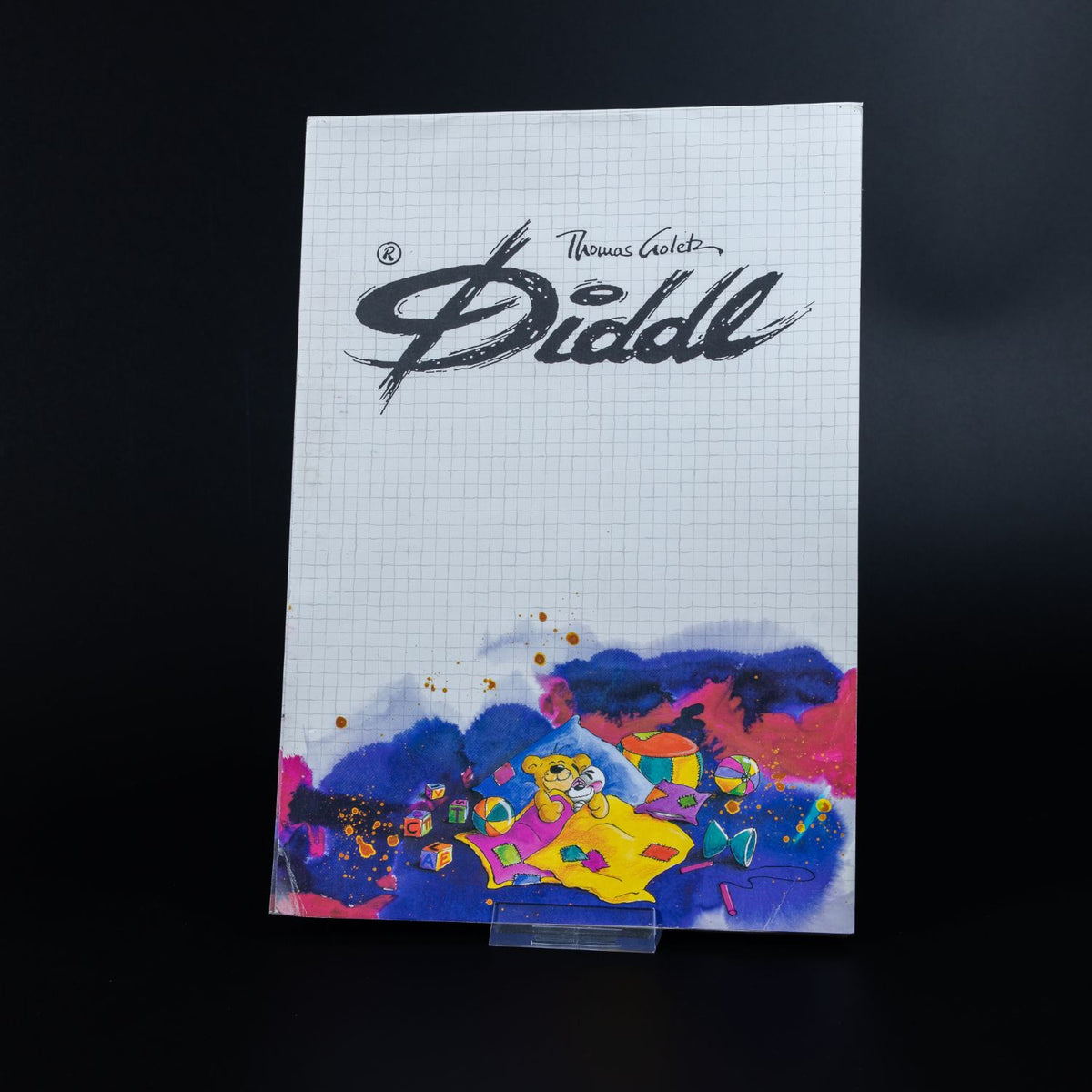 Diddl DIN A4 Block - 19 Blatt - Diddl kuschelt mit Teddy - Art. Nr. 1318.004