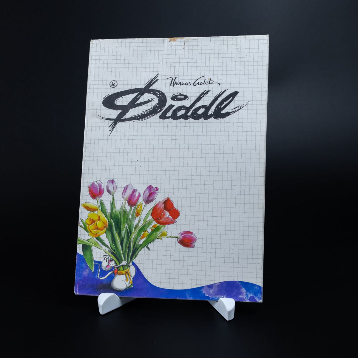 Diddl DIN A4 Block - 35 Blatt - Diddl mit Tulpen - Art. Nr. 1318.001