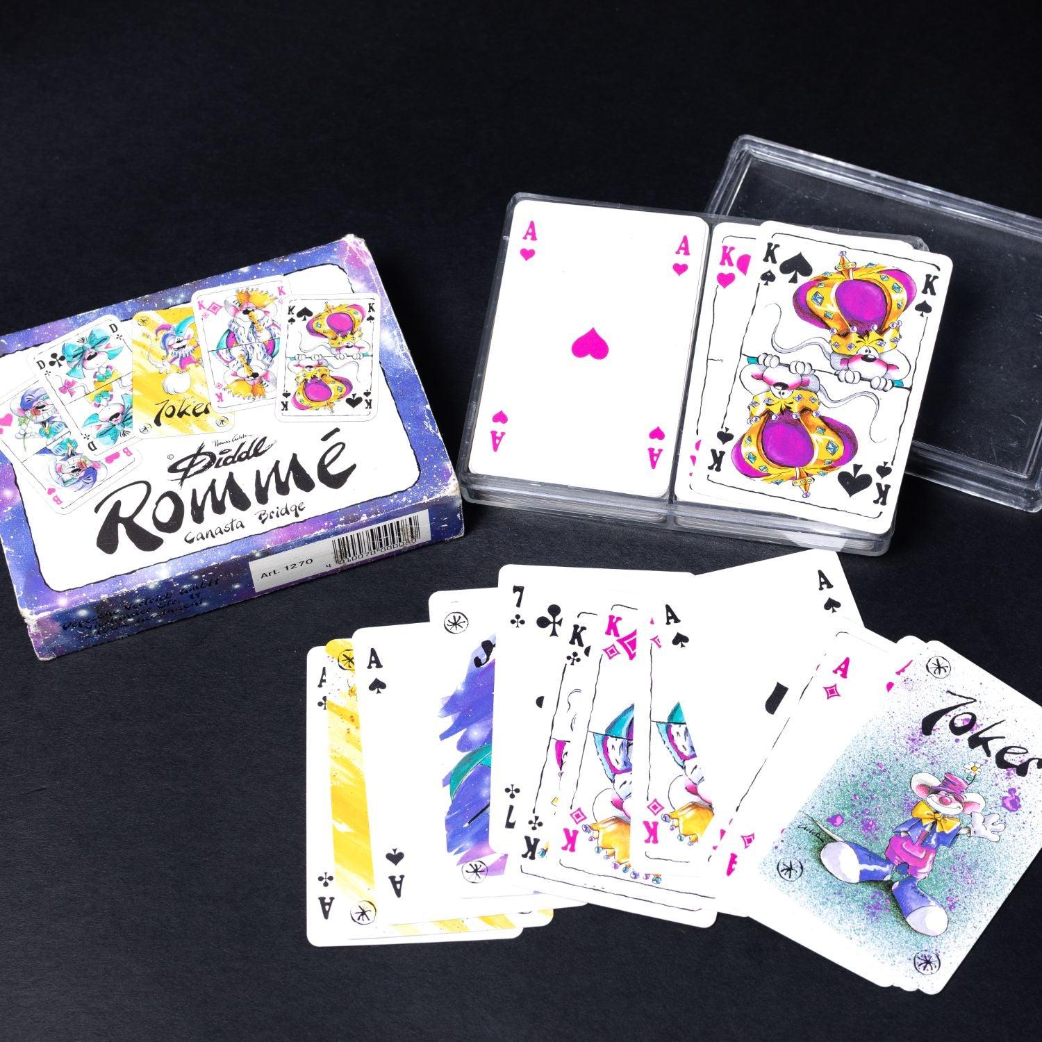 diddl-romme-canasta-bridge-kartenspiel-vollstaendig-in-ovp-gebraucht-4 - Utopia Collectibles