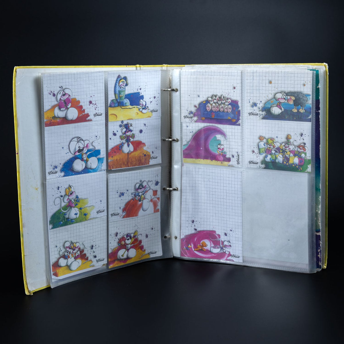 Diddl Sammlung: über 70 verschiedene Blätter mit Original Sammelordner