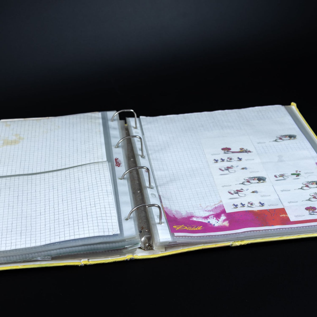 Diddl Sammlung: über 70 verschiedene Blätter mit Original Sammelordner