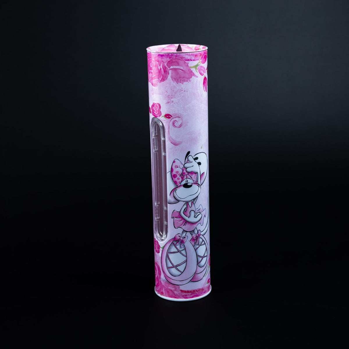 Diddl Spardose - Ballerina Diddl Maus (Diddlina) - Metall / Rosa - Mit Fenster