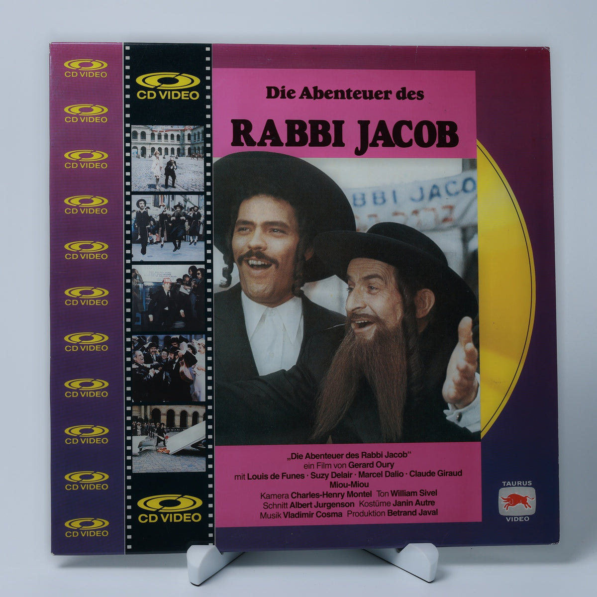 Die Abenteuer des Rabbi Jacob - LaserDisc - Louis DE Funès - Zustand Sehr Gut