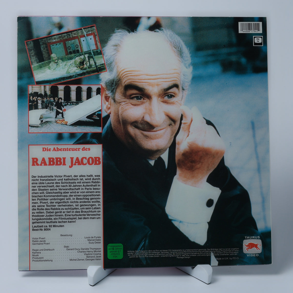 Die Abenteuer des Rabbi Jacob - LaserDisc - Louis DE Funès - Zustand Sehr Gut