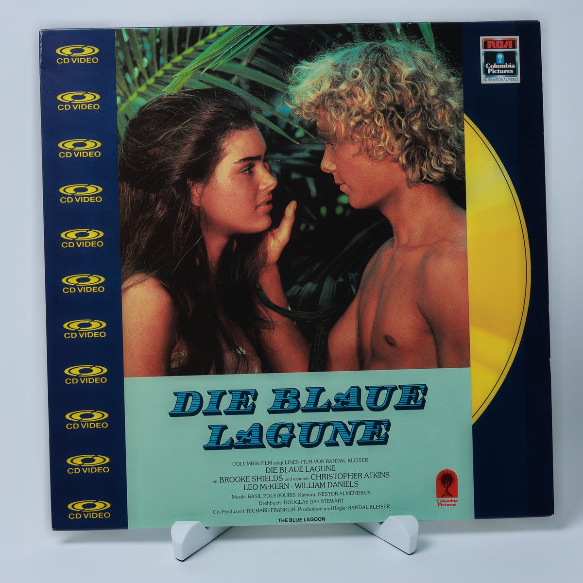 Die Blaue Lagune - Brooke Shields - Christopher Atkins - LaserDisc - Zustand Gut