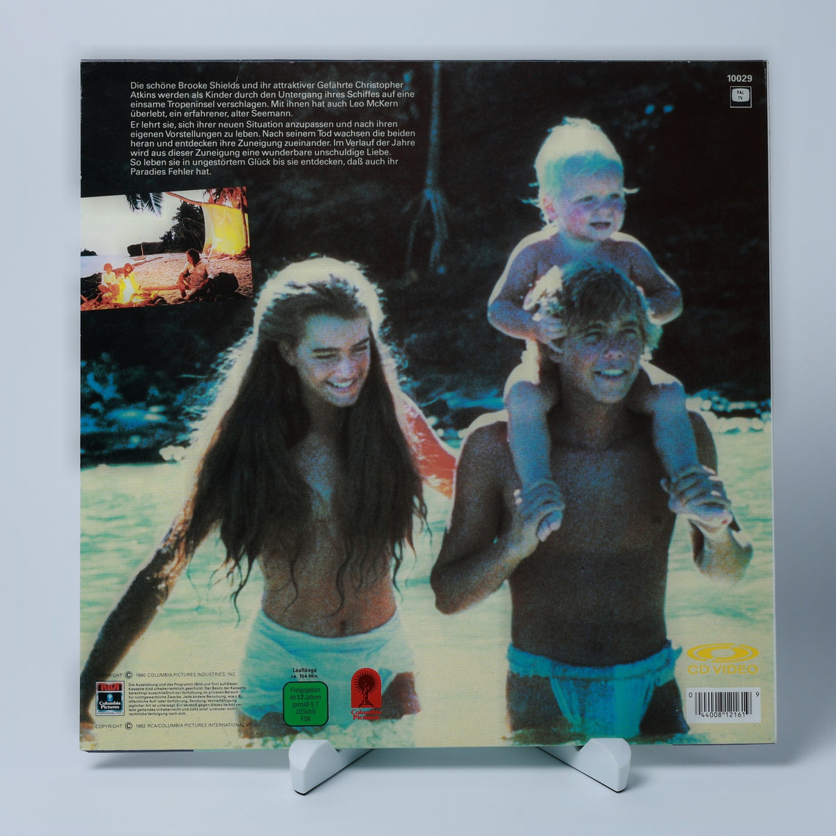 Die Blaue Lagune - Brooke Shields - Christopher Atkins - LaserDisc - Zustand Gut