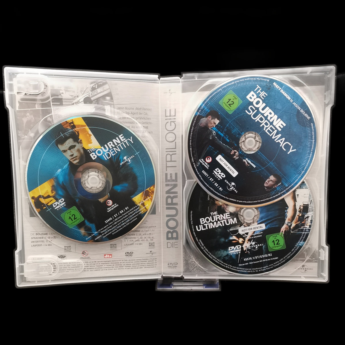 Die Bourne Trilogie - Bourne - 3 Disc Edition - Action - DVD - Film - Gebraucht