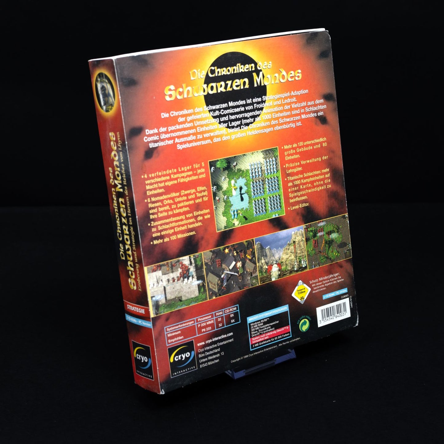 Die Chroniken des Schwarzen Mondes - PC CD-ROM Spiel - CiB - TOP Zustand