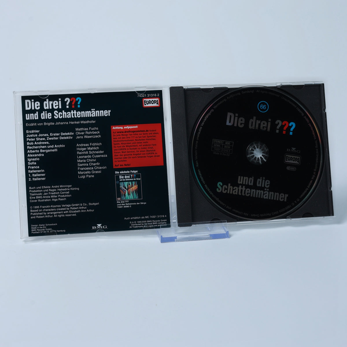 Die Drei ??? und die Schattenmänner - Robert Arthur - Hörspiel - CD - Zust. Gut
