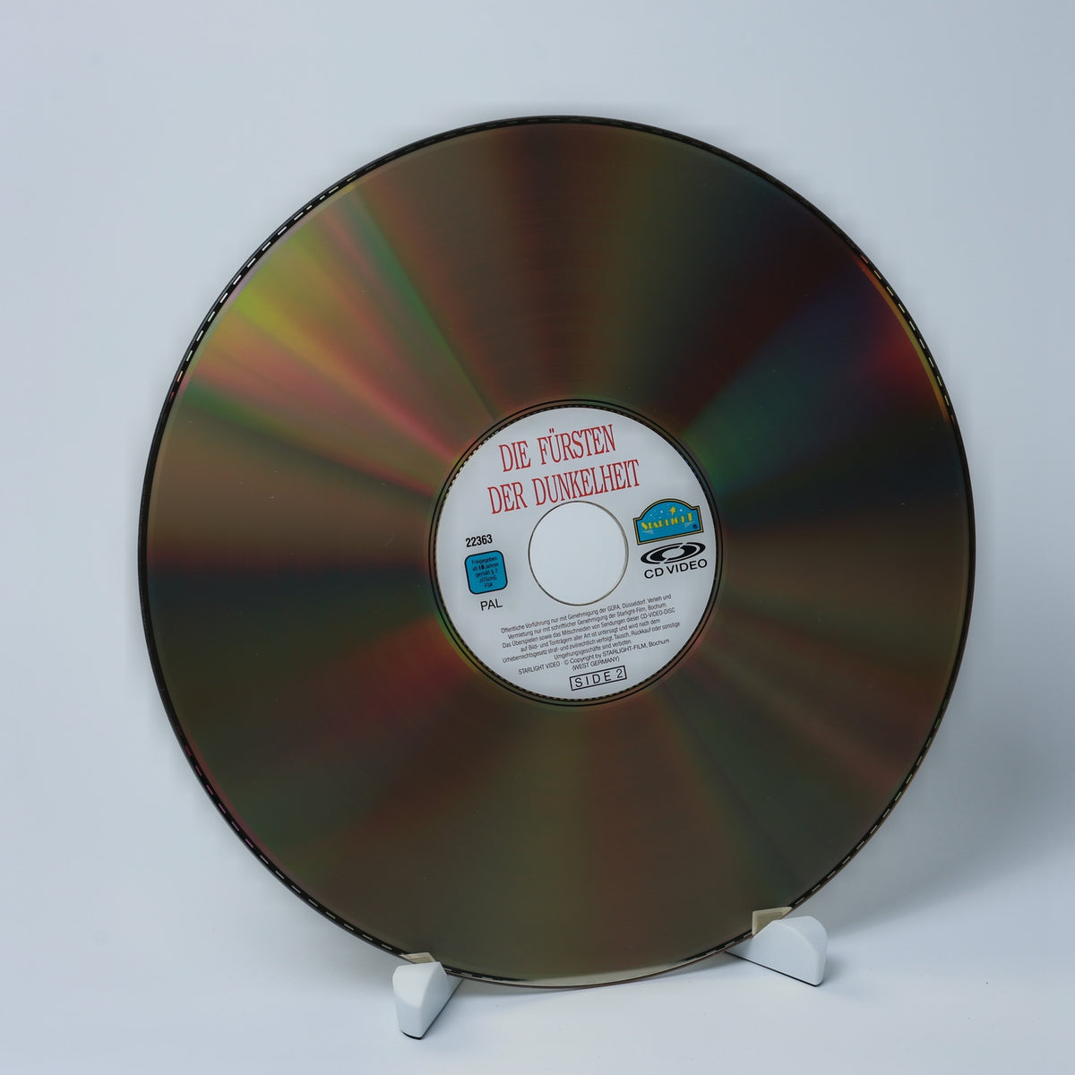 Die Fürsten der Dunkelheit - John Carpenter - 1987 - LaserDisc - Zustand Gut