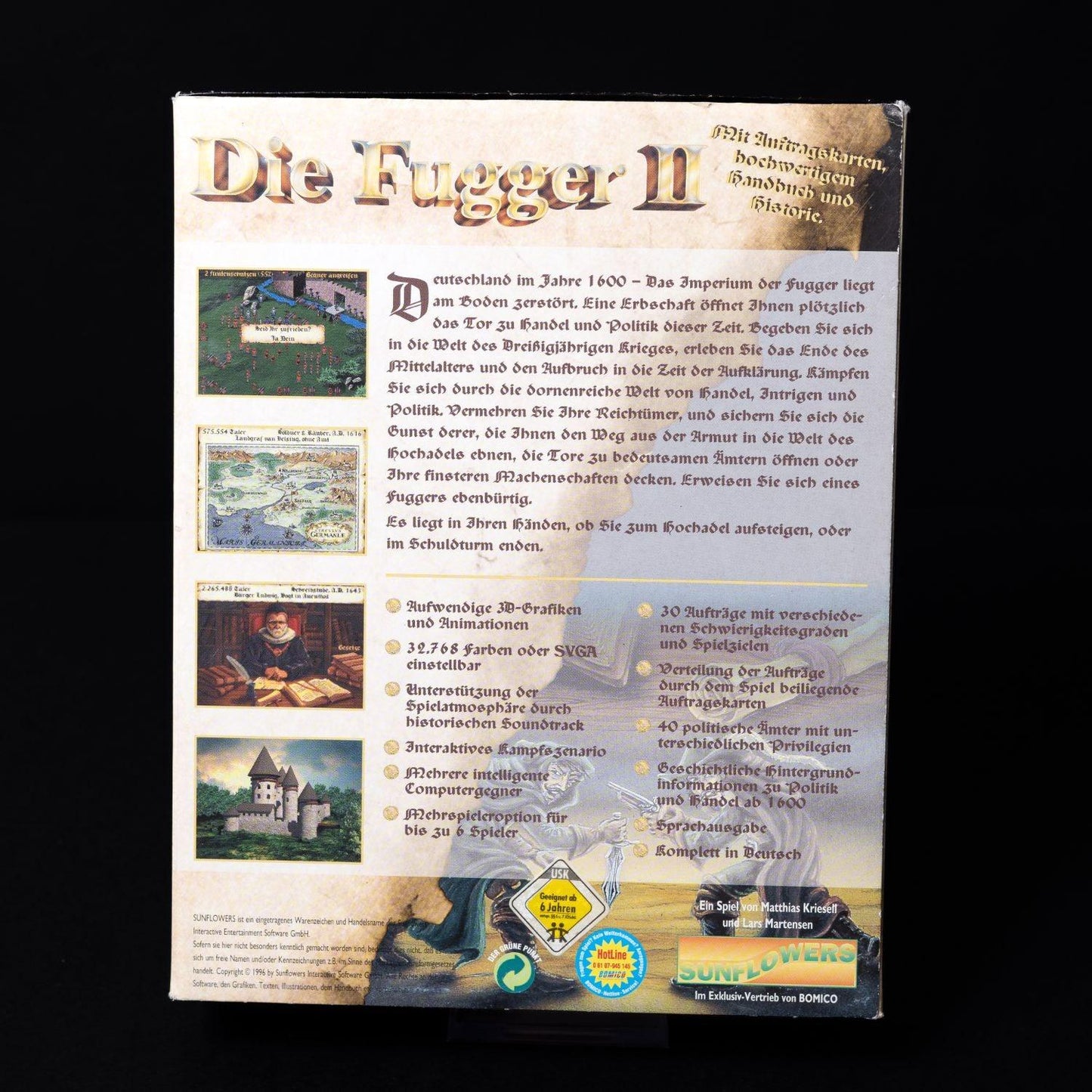 die-fugger-ii-pc-cd-rom-spiel-big-box-cib-vollstaendig-zustand-sehr-gut-3 - Utopia Collectibles