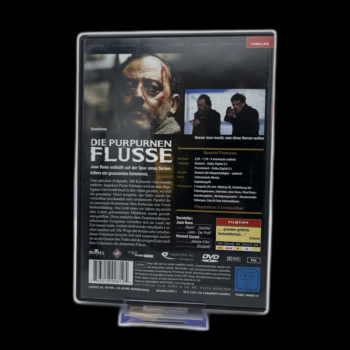Die Purpurnen Flüsse - Bonusmaterial - Interviews - Making of - DVD - Gebraucht