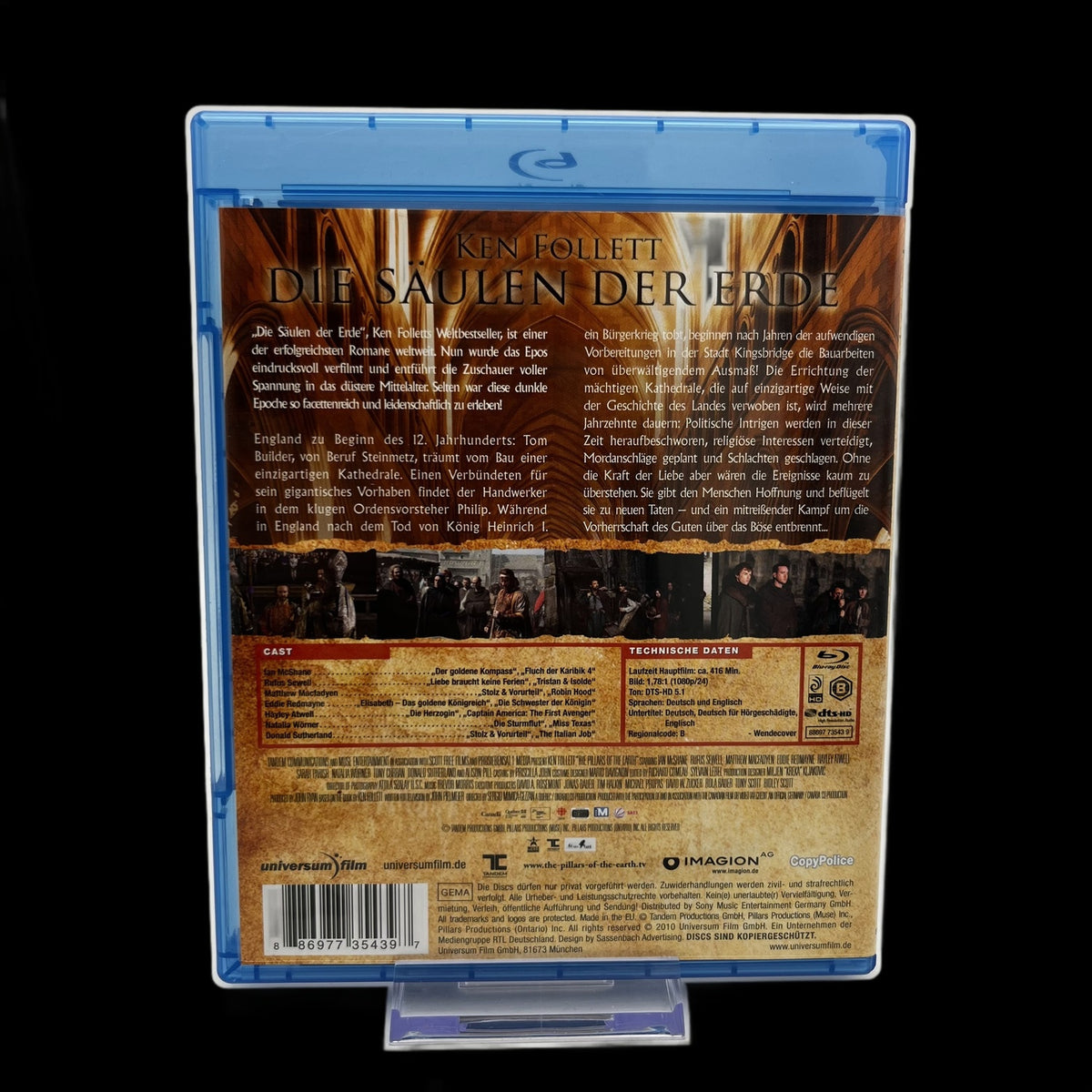 Die Säulen der Erde - Ken Follett - 2 Discs Set - Blu-Ray - Gebraucht